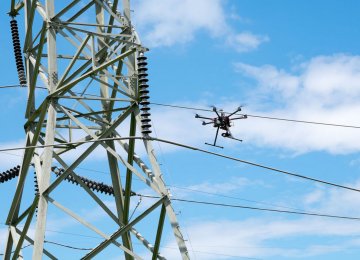 Drones can glide over rugged terrain.