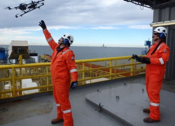 Eni Uses Drones to Inspect Rigs