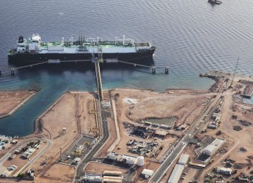 LPG Loading Pier Under Construction Near Asalouyeh