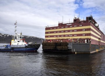 Russia Launches First Floating Nuclear Plant