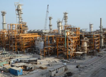 South Pars Gas Field facilities in Asalouyeh, Bushehr Province