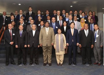 Attendants at the Fourth Conference of the United Nations Economic and Social Commission for Asia and the Pacific