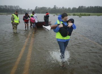 Hurricane Florence Makes Landfall in N. Carolina