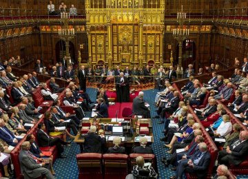 The House of Lords in London, UK, on 7 April 2017 (File Photo)
