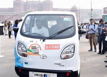 [India attempts to leapfrog China with a push for EVs.