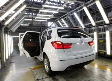 The number of Chinese cars assembled by IKCO in seven months to October increased seven-fold compared to a year ago.