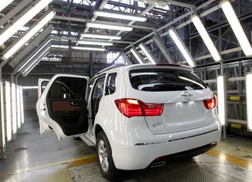 During the first seven months of the current fiscal that started in March, the production of Chinese cars in Iran registered 45% Y/Y increase.