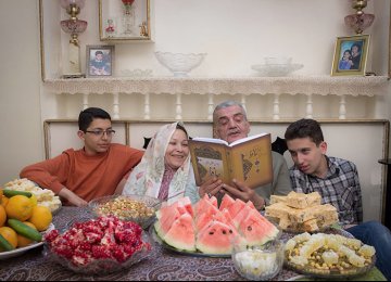 Yalda, celebrated on the winter solstice nationwide in Iran, was one of the top search terms in December.  (Photo: Mehdi Motamed, ISNA)  