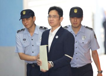 Lee Jae-yong has been accused of offering $38 million in bribes to four entities.