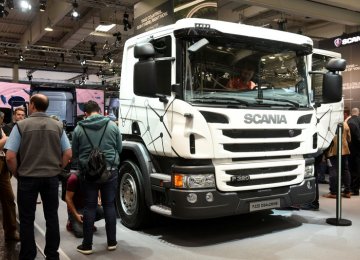 Scania sells 5,000-6,000 trucks and buses annually in Iran.