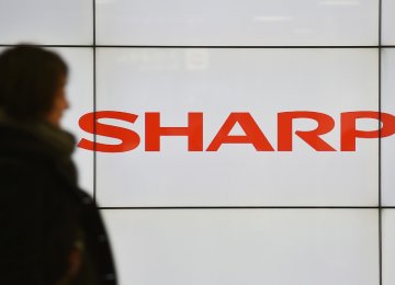 Sharp’s screen business is helping the company.