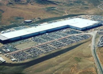 Tesla’s Gigafactory in Nevada, the US