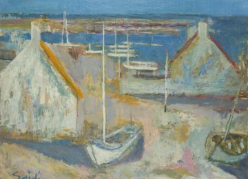 View of the Bretagne Port by Abolghassem Saidi