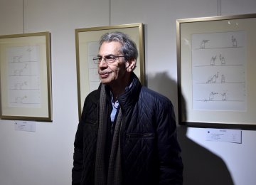 Kambiz Derambakhsh and his cartoons