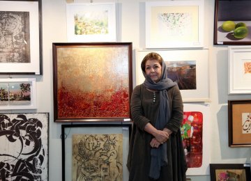 Lili Golestan at the last year’s exhibit