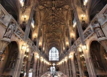 John Rylands Library in central Manchester