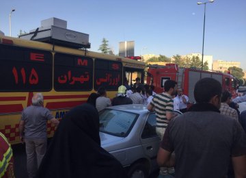 48 Hurt in Tehran Metro Crash