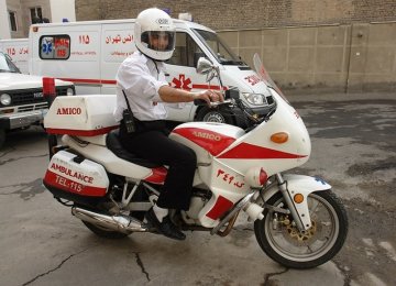 EMS Gets 200 Motorcycle Ambulances 