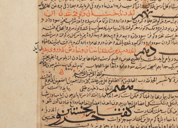 A page from Zakhira-i Khwarazmshahi