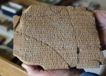 The tablets, impressed in cuneiform, record administrative details of the ancient Persian Empire.