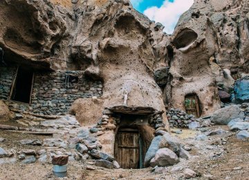 A view of Kandovan Village in central Osku County, East Azarbaijan Province