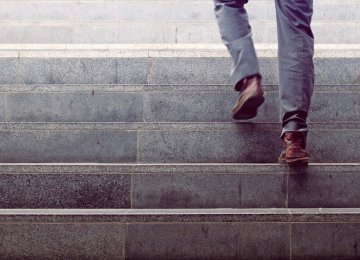 Stair-walking made participants feel greater motivation to work and an increase in energy.