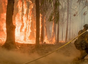 Lightning Storms Mass Over California as Wildfires Rage