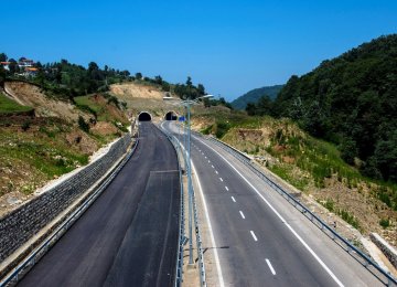 The Roudehen-Sari Highway is part of a large-scale plan to expand roads leading to the northern regions. 