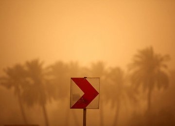 At the peak of the dust storms this week, the field of vision in some cities was reduced to a mere 50 meters.