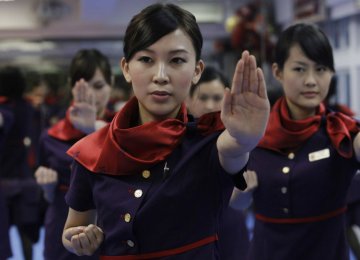 Russian Airline Teaching Martial Arts to Attendants