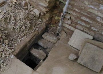 The tunnels were discovered about 4 meters underground.