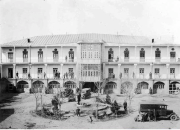 Qazvin Grand Hotel was built in 1922 during the final years of the Qajar era.