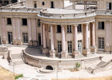 Tehran’s Sabet Pasal Mansion is modeled after Petit Trianon Chateau on the grounds of the Palace of Versailles.