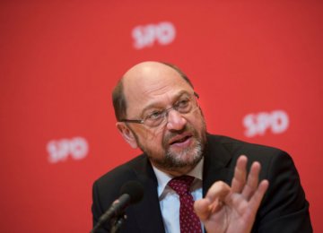 Germany’s Shulz Says Eurozone Needs Joint Budget