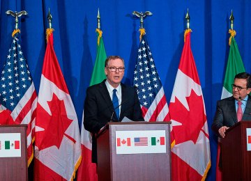 Few Signs of Progress in NAFTA Talks