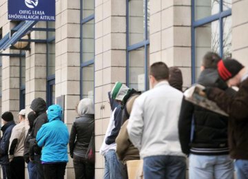 Irish Jobless Rate Steady