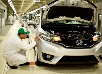 Japan’s Honda factory in Celaya, Mexico.