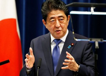 Shinzo Abe has called for wage rises  of 3% or more.