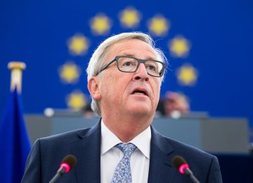 Juncker Says Wind Is Back in Europe’s Sails