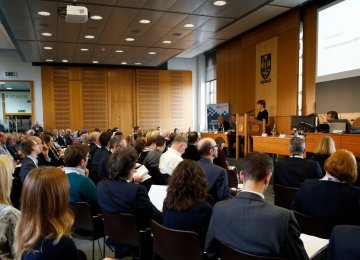 Nicola Sturgeon addresses Scotland’s New Economic Thinking’s conference on Oct. 22.