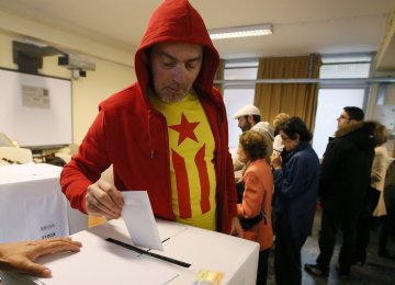 Catalonia’s illegal independence referendum on Sunday, which could see separatists make a unilateral declaration  as soon as this week to split the region from Spain, showed that the risks are far from over.