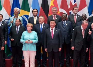 File photo of G20 summit in Hangzhou, Zhejiang Province, China.