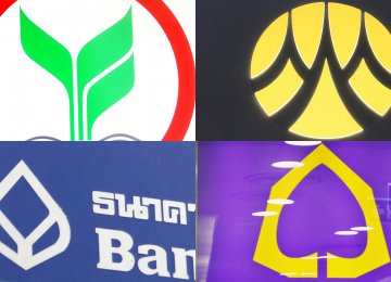 Profits of Thai Banks Fall 