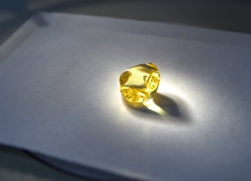 Russia Mines 34.17-Carat Yellow Diamond