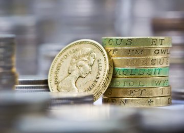 Sterling Falls  to 1-Month Low