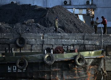 Coal has been North Korea’s largest export.