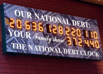 US National Debt at $21 Trillion