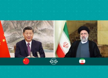 Raisi, Xi Call for Effective JCPOA Implementation, Sanctions Removal 