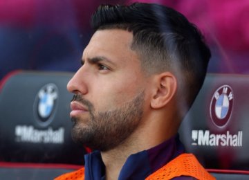 Aguero Set for Six-Week Lay-Off