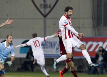 Ansarifard Leading Scorer in Greece Superleague